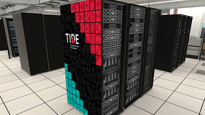 TIDE servers in a data center